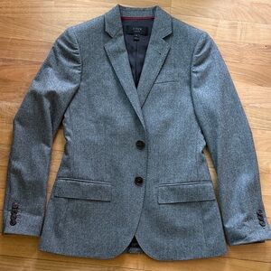 J. Crew Charcoal Ludlow Blazer